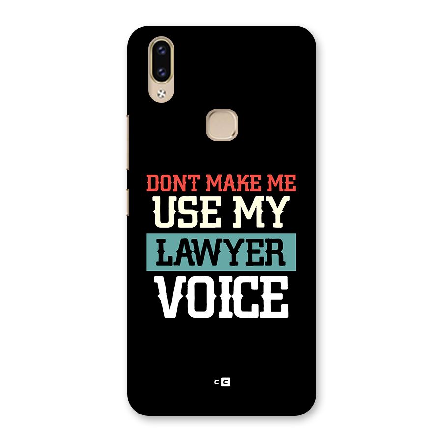 Lawyer Voice Back Case for Vivo V9 Youth