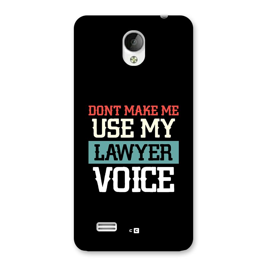 Lawyer Voice Back Case for Vivo Y21