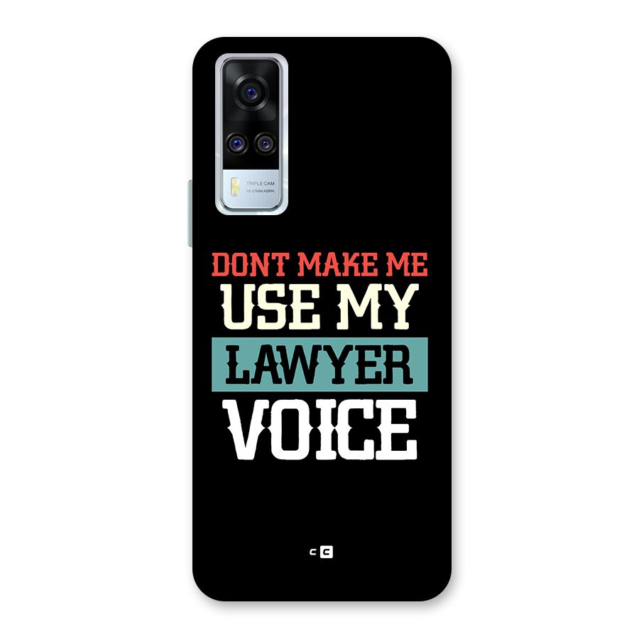 Lawyer Voice Back Case for Vivo Y31