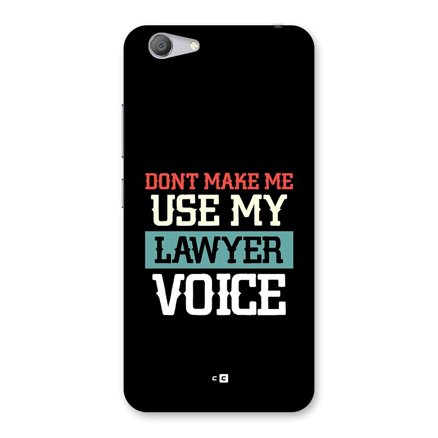 Lawyer Voice Back Case for Vivo Y53