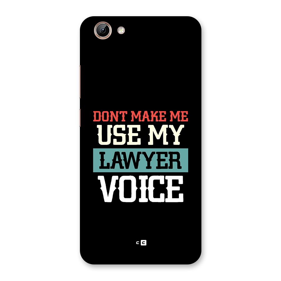 Lawyer Voice Back Case for Vivo Y71