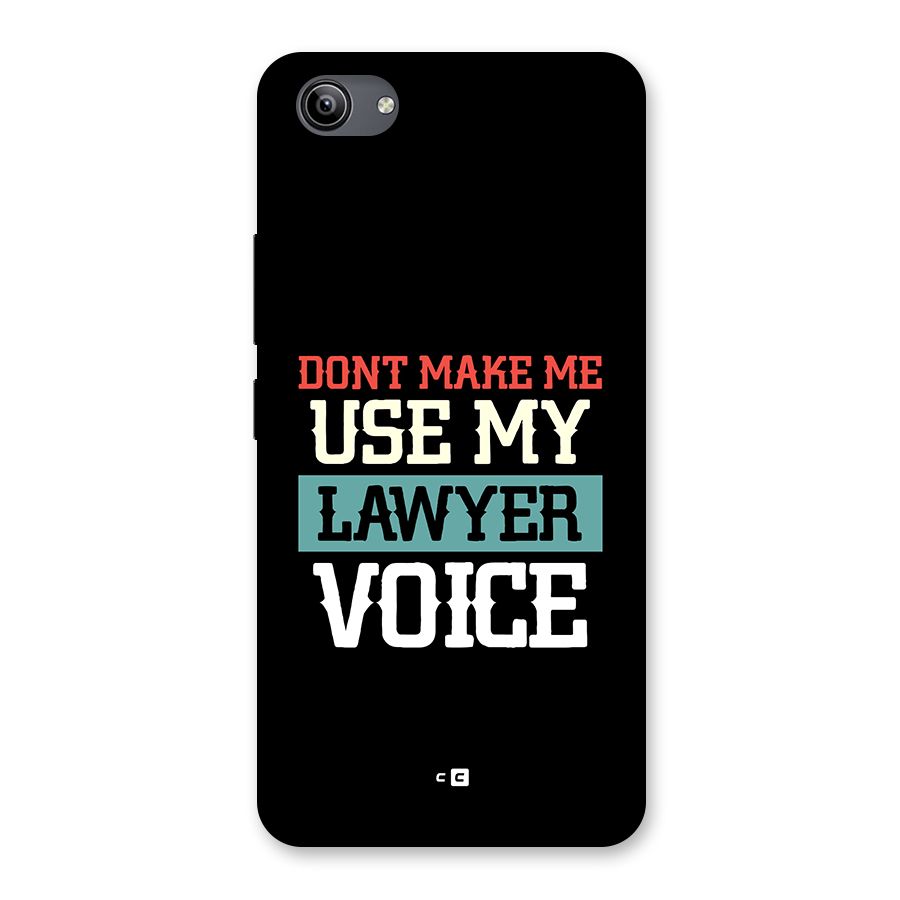 Lawyer Voice Back Case for Vivo Y81i