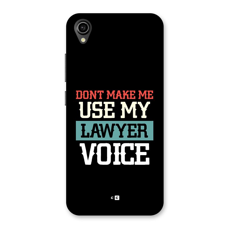 Lawyer Voice Back Case for Vivo Y90