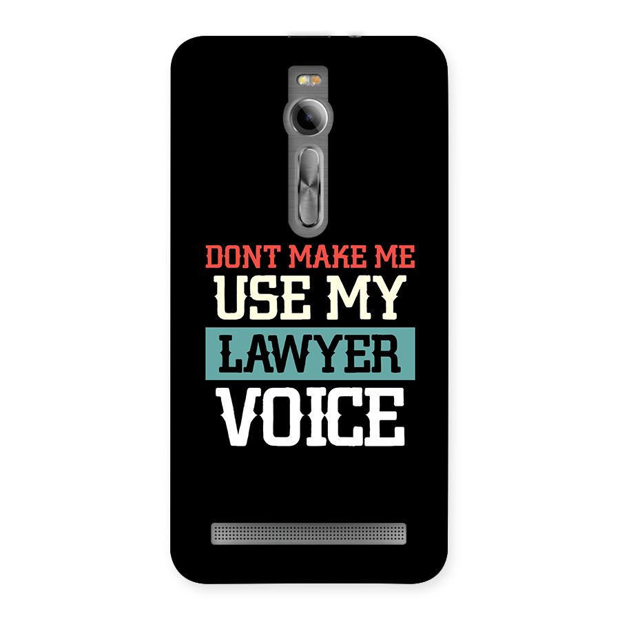 Lawyer Voice Back Case for Zenfone 2
