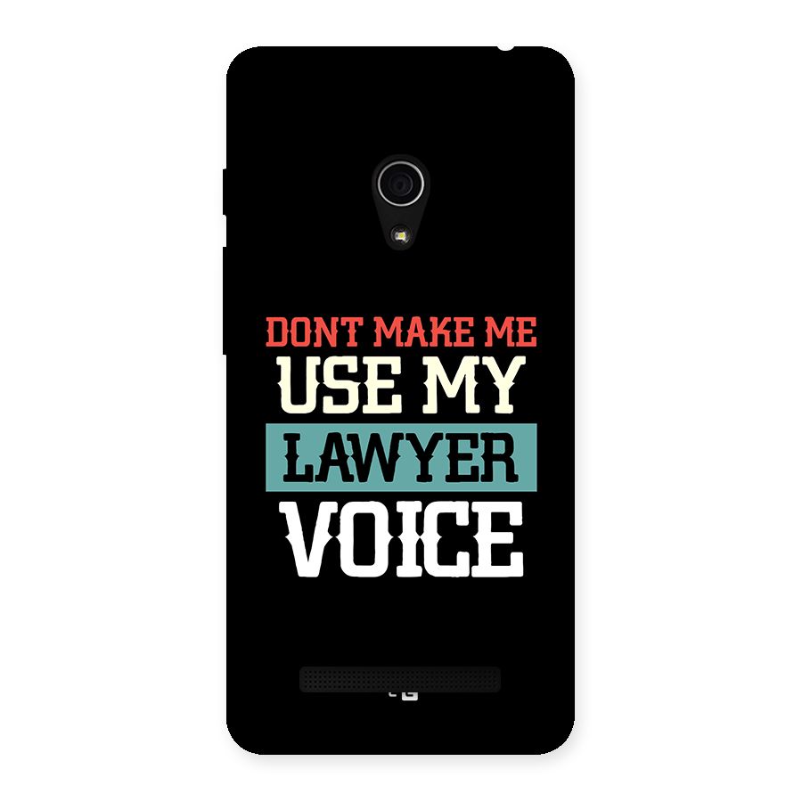 Lawyer Voice Back Case for Zenfone 5