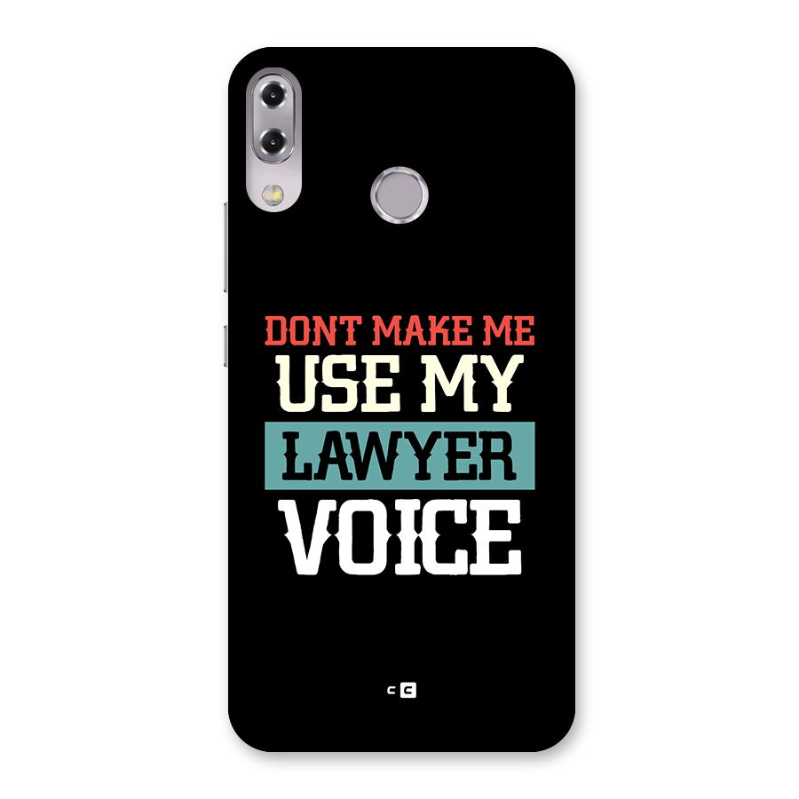 Lawyer Voice Back Case for Zenfone 5Z