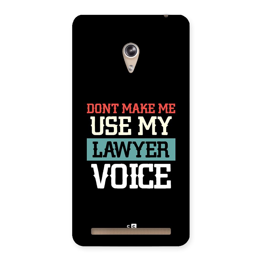 Lawyer Voice Back Case for Zenfone 6