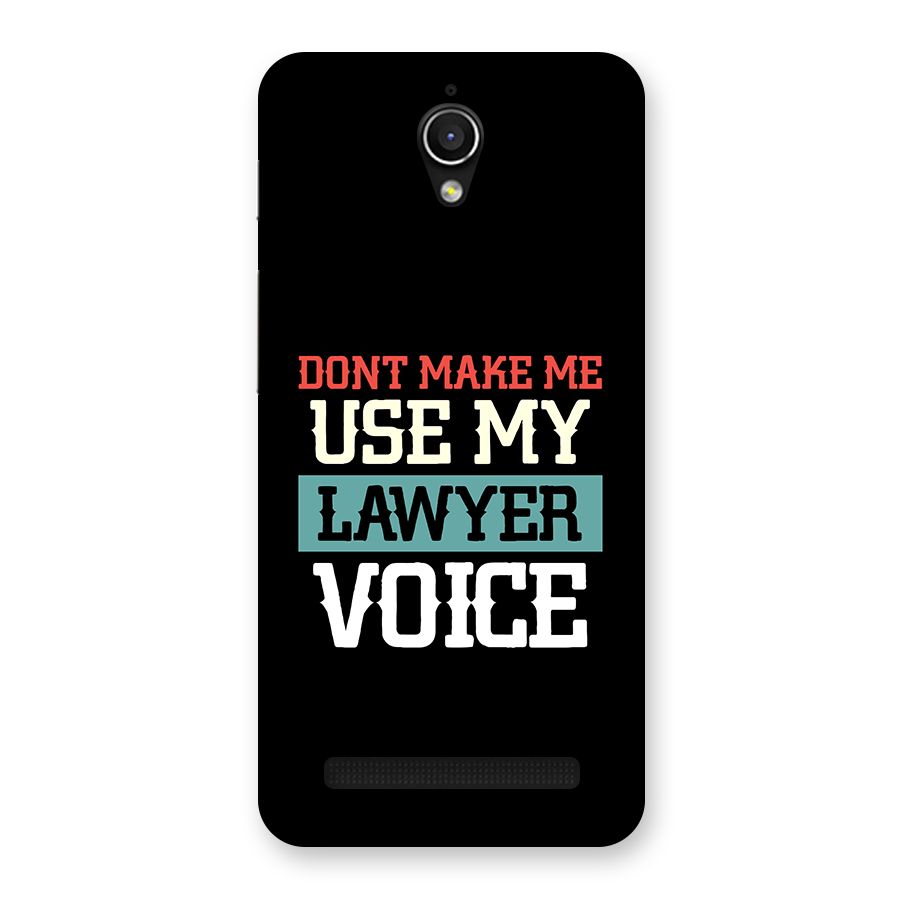 Lawyer Voice Back Case for Zenfone Go