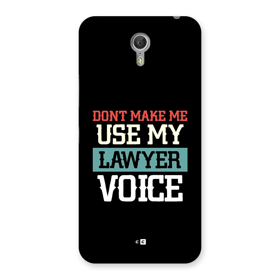 Lawyer Voice Back Case for Zuk Z1