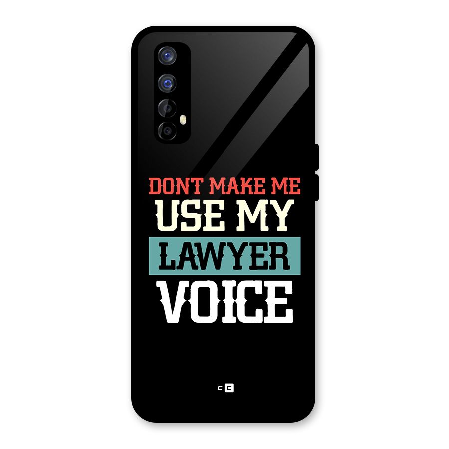 Lawyer Voice Glass Back Case for Realme Narzo 20 Pro