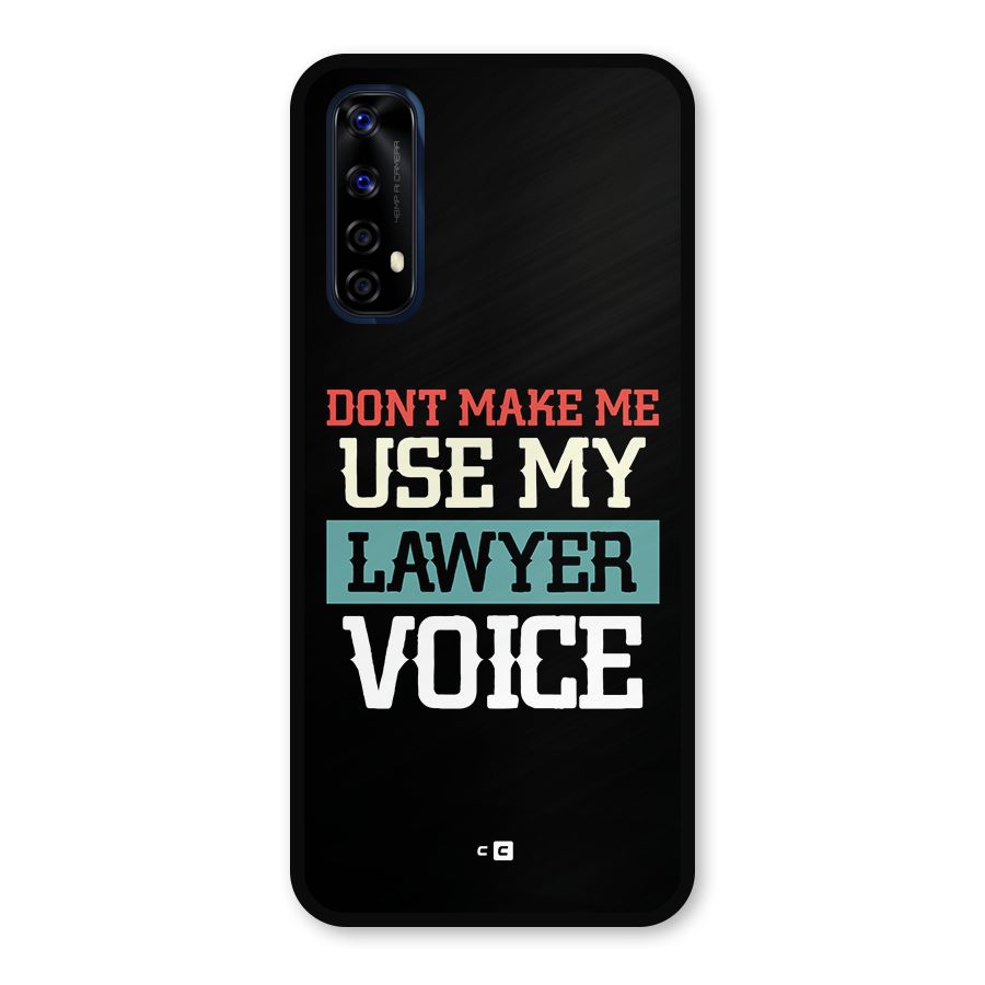 Lawyer Voice Metal Back Case for Realme 7