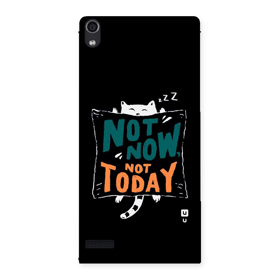 Lazy Cat Not Today Back Case for Ascend P6