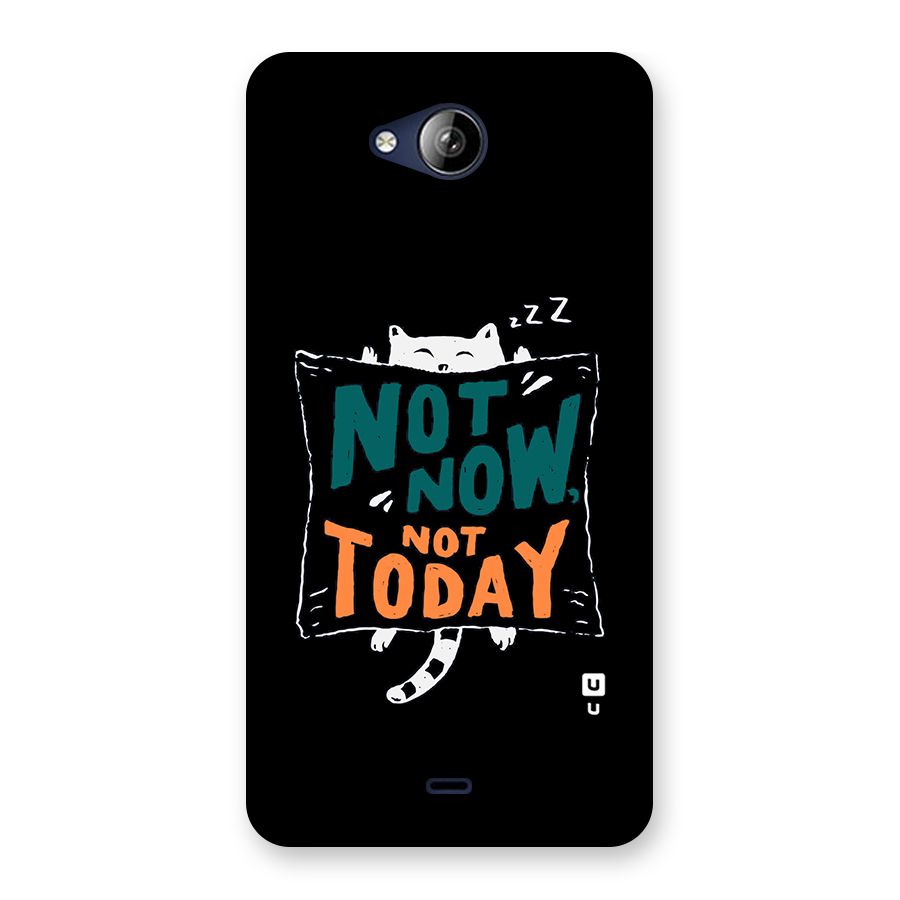 Lazy Cat Not Today Back Case for Canvas Play Q355