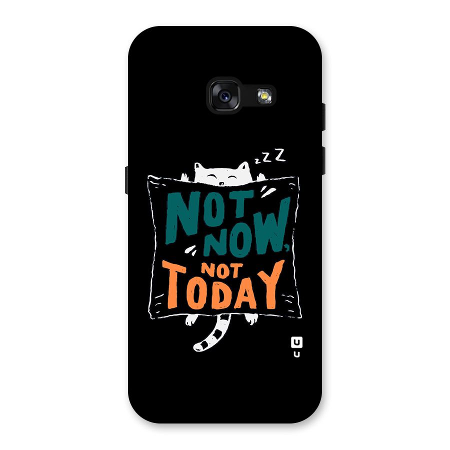Lazy Cat Not Today Back Case for Galaxy A3 (2017)