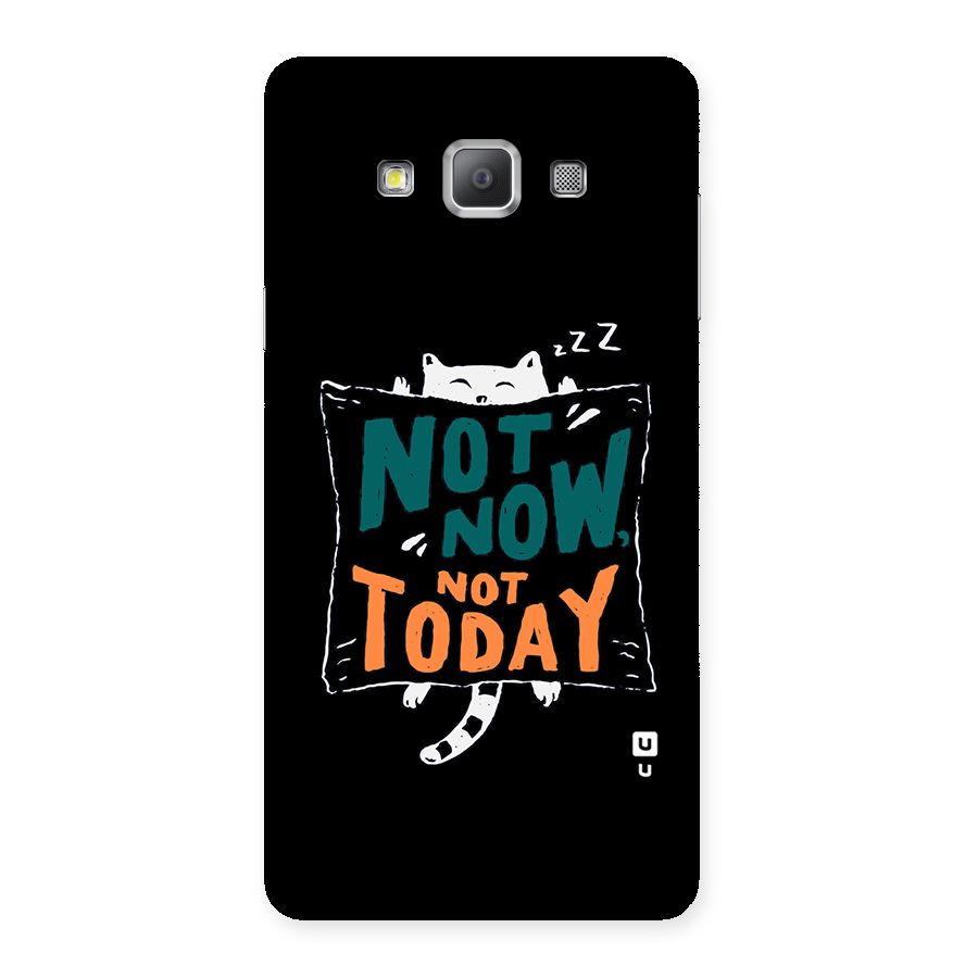 Lazy Cat Not Today Back Case for Galaxy A7