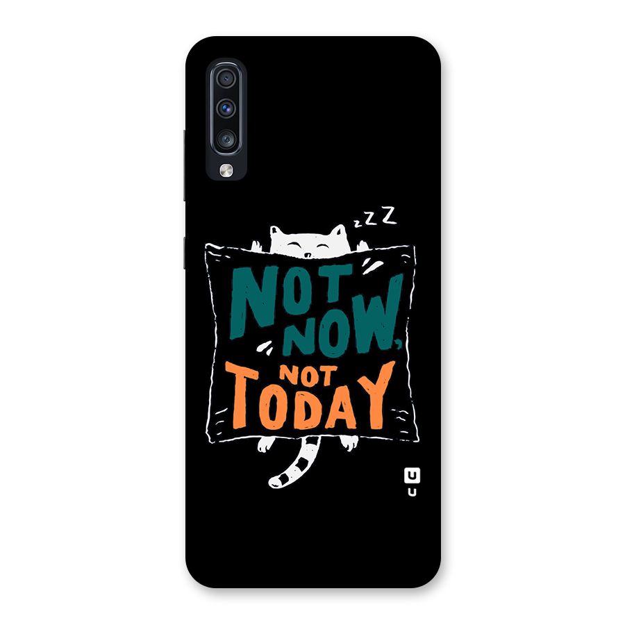 Lazy Cat Not Today Back Case for Galaxy A70