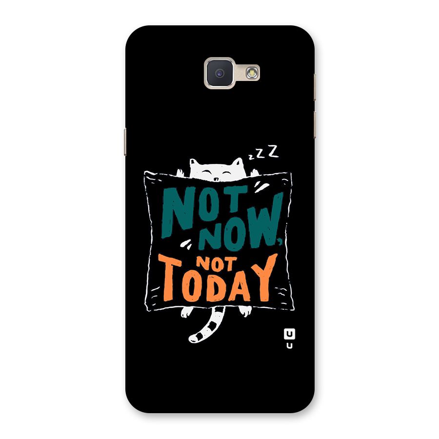 Lazy Cat Not Today Back Case for Galaxy J5 Prime