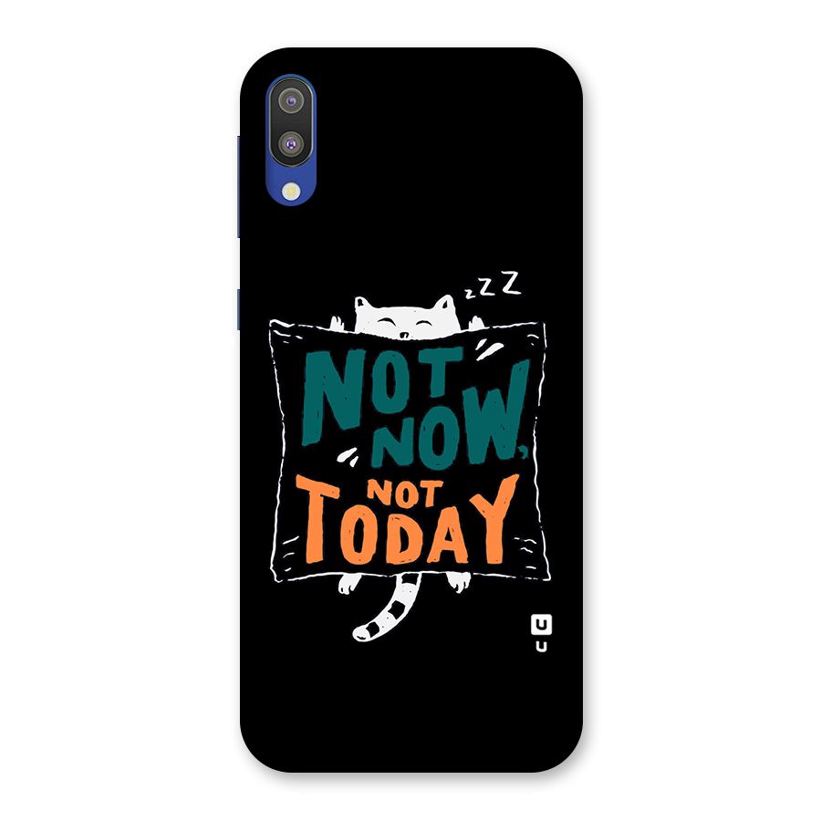 Lazy Cat Not Today Back Case for Galaxy M10