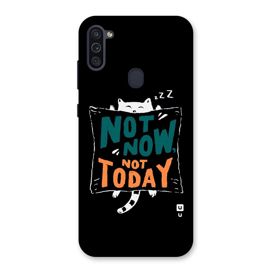 Lazy Cat Not Today Back Case for Galaxy M11