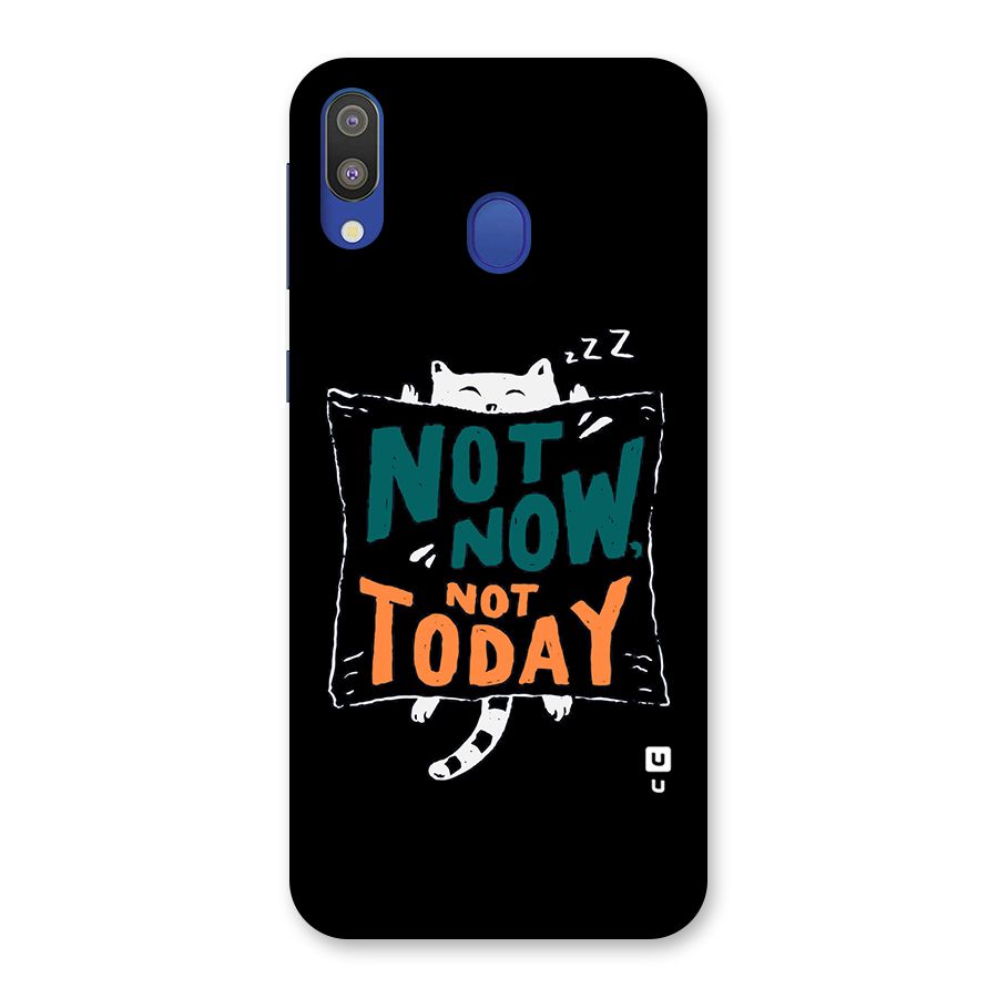 Lazy Cat Not Today Back Case for Galaxy M20