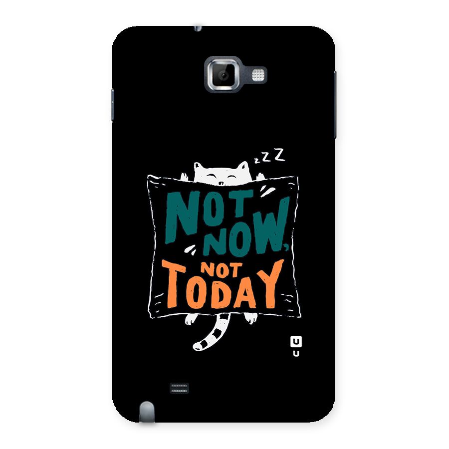 Lazy Cat Not Today Back Case for Galaxy Note