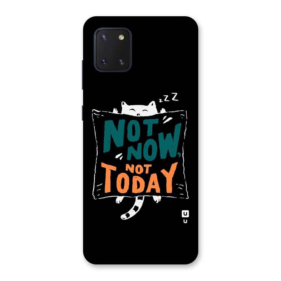 Lazy Cat Not Today Back Case for Galaxy Note 10 Lite