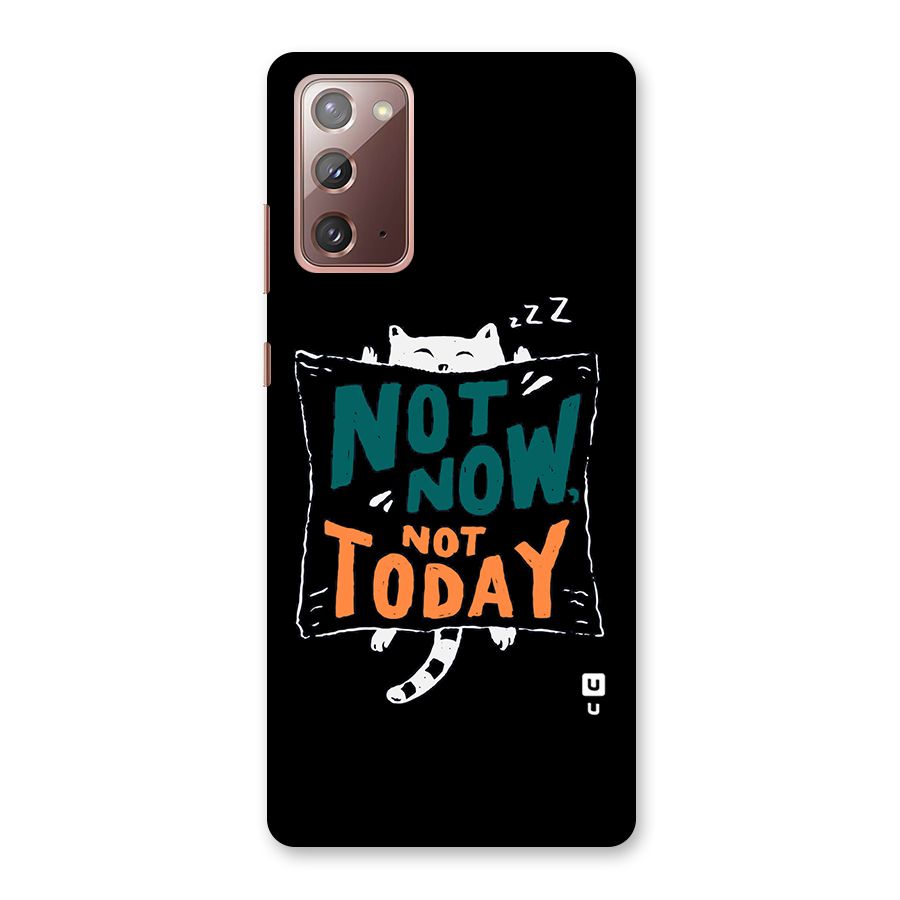 Lazy Cat Not Today Back Case for Galaxy Note 20