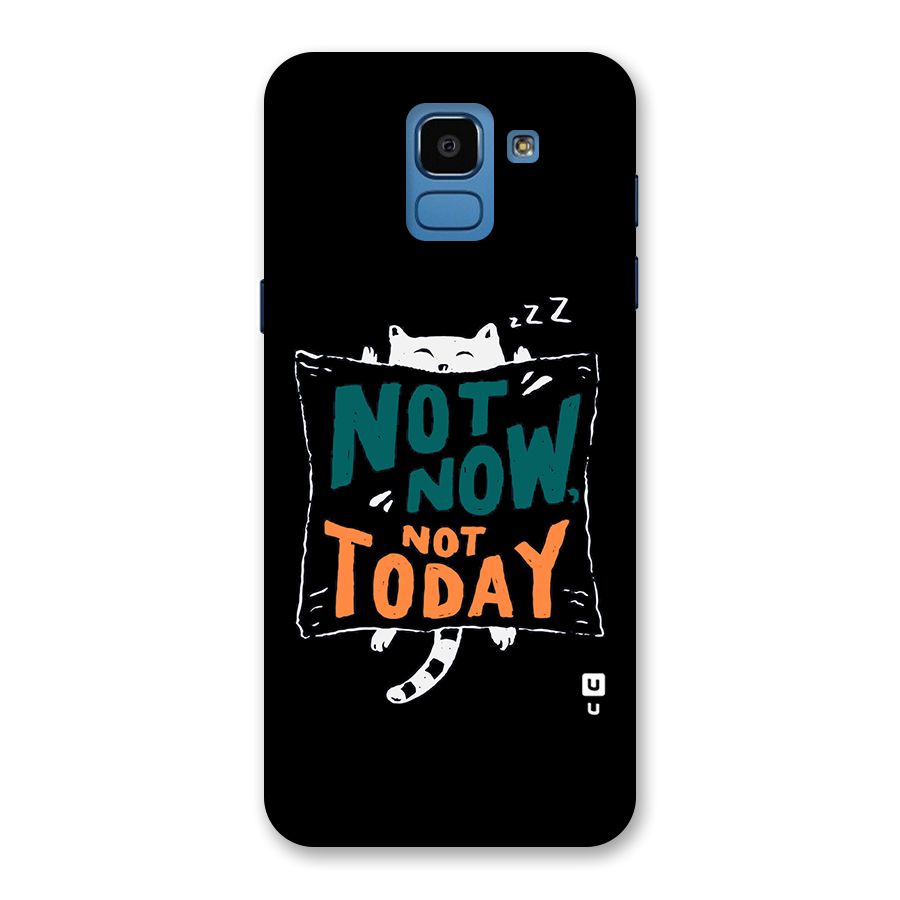 Lazy Cat Not Today Back Case for Galaxy On6