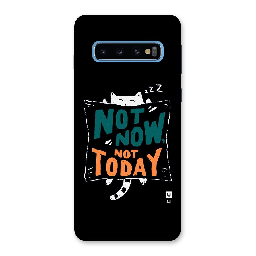 Lazy Cat Not Today Back Case for Galaxy S10