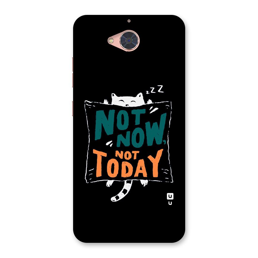 Lazy Cat Not Today Back Case for Gionee S6 Pro