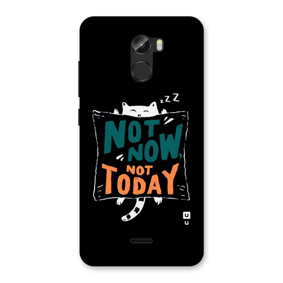 Lazy Cat Not Today Back Case for Gionee X1