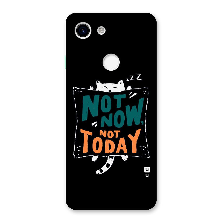 Lazy Cat Not Today Back Case for Google Pixel 3