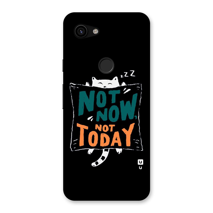 Lazy Cat Not Today Back Case for Google Pixel 3a