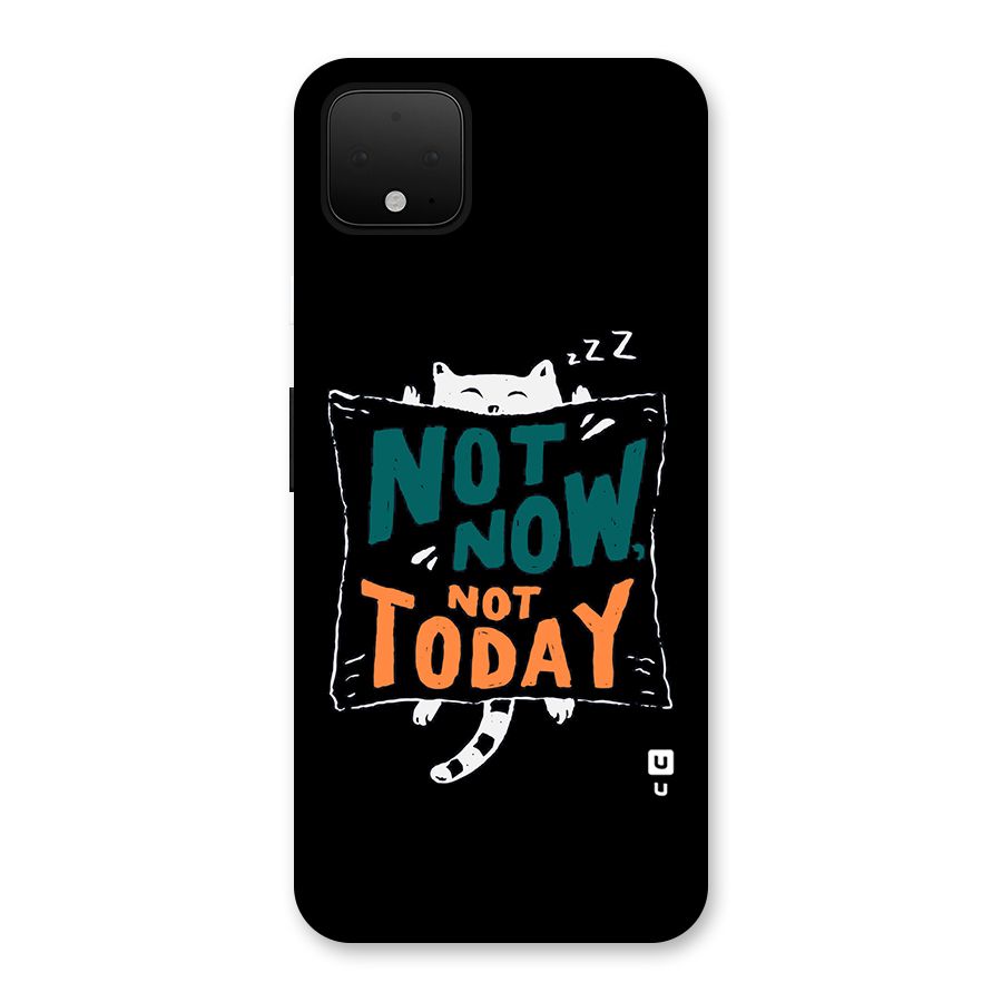 Lazy Cat Not Today Back Case for Google Pixel 4 XL