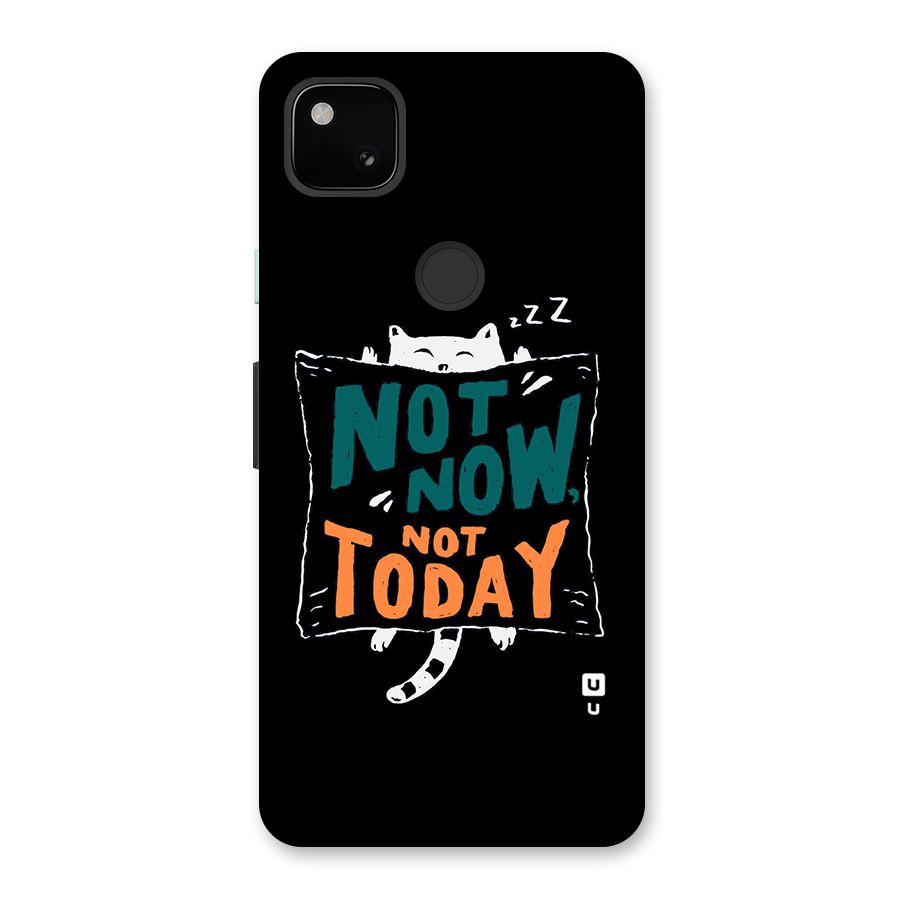 Lazy Cat Not Today Back Case for Google Pixel 4a