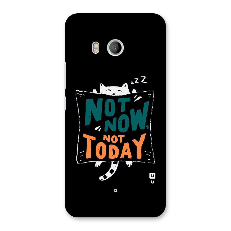 Lazy Cat Not Today Back Case for HTC U11