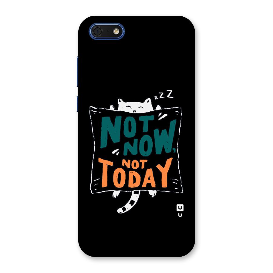 Lazy Cat Not Today Back Case for Honor 7s