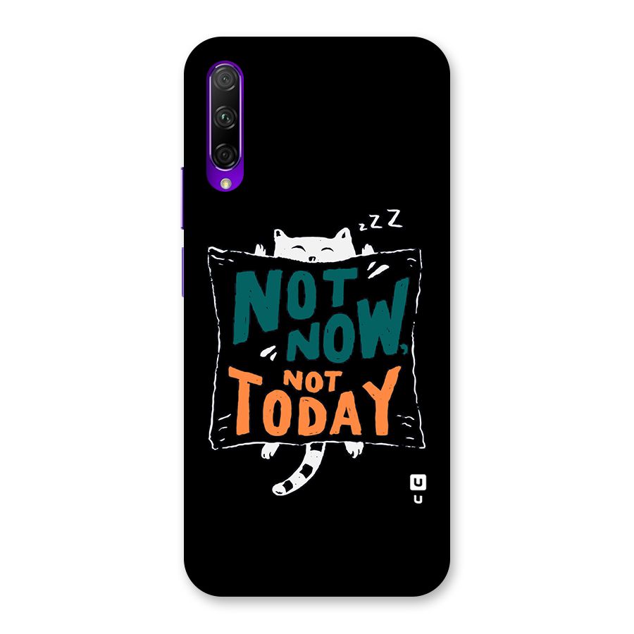 Lazy Cat Not Today Back Case for Honor 9X Pro