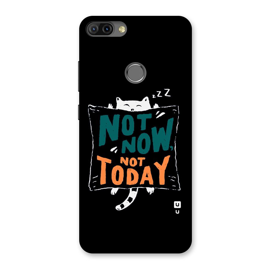 Lazy Cat Not Today Back Case for Infinix Hot 6 Pro