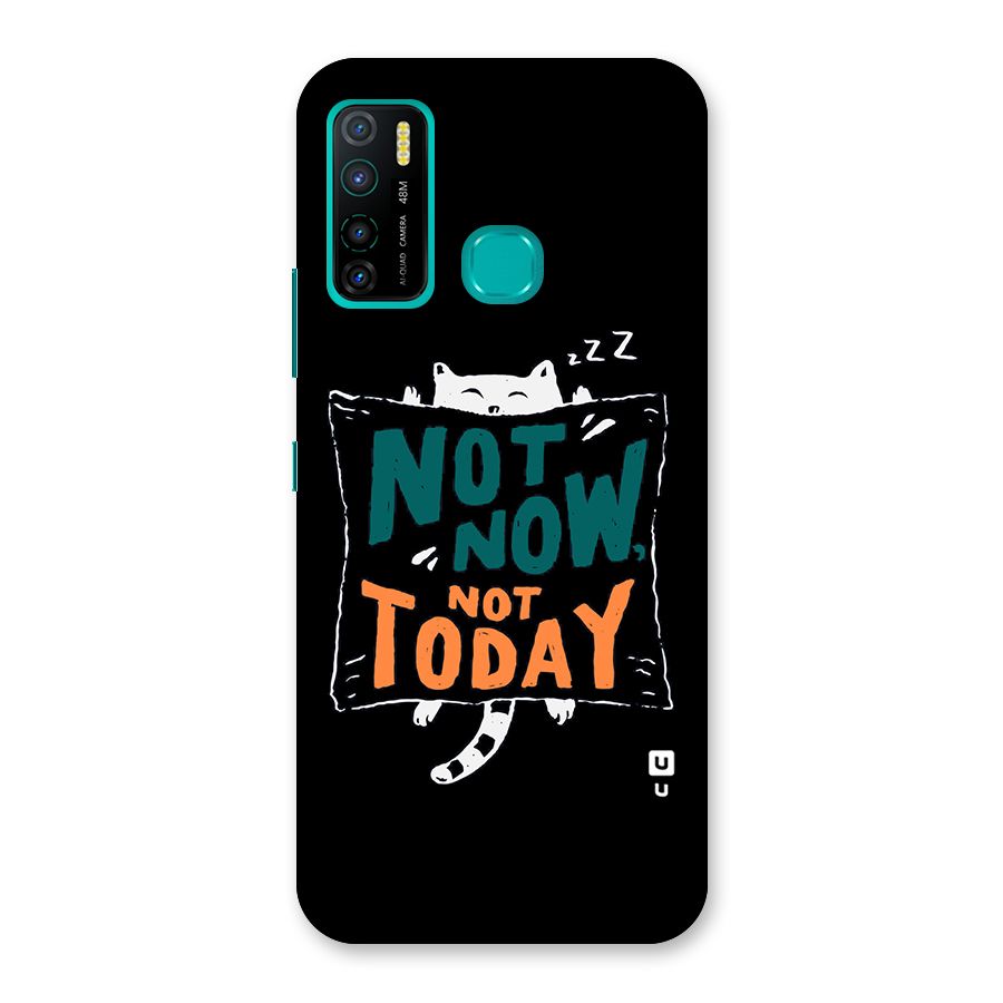 Lazy Cat Not Today Back Case for Infinix Hot 9 Pro