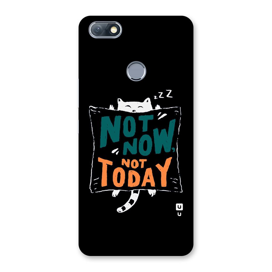 Lazy Cat Not Today Back Case for Infinix Note 5