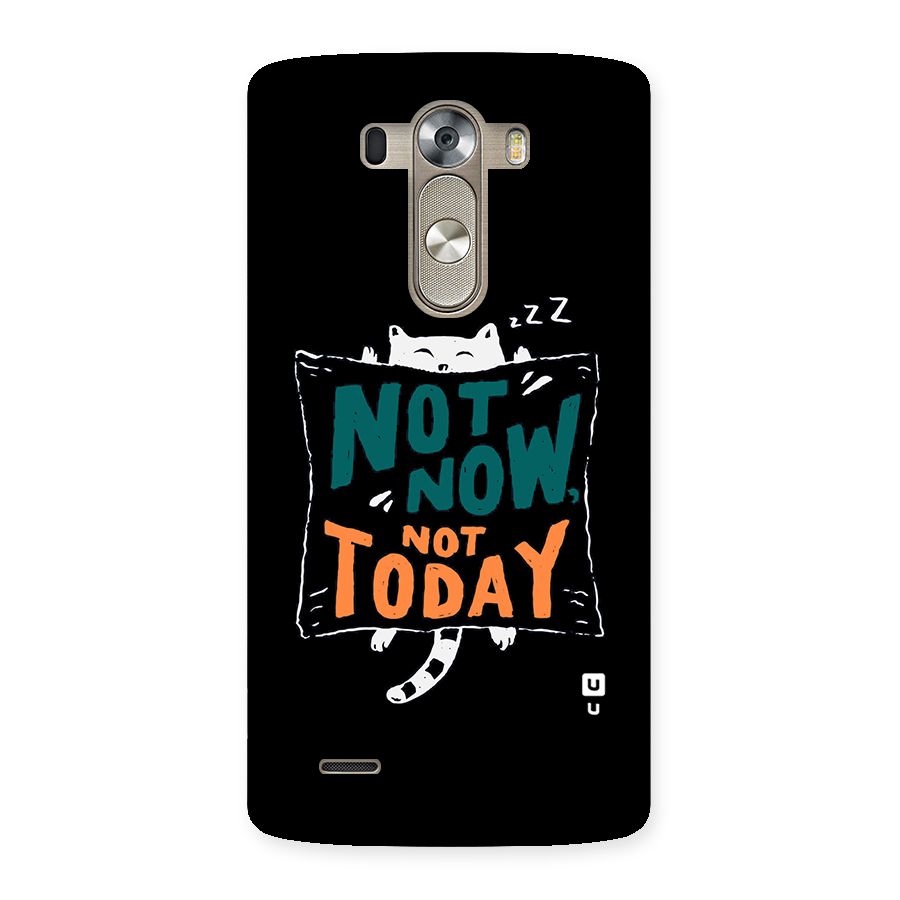 Lazy Cat Not Today Back Case for LG G3