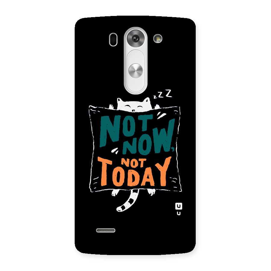 Lazy Cat Not Today Back Case for LG G3 Beat