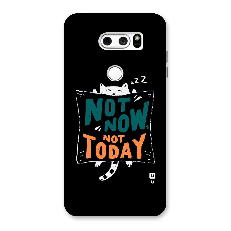 Lazy Cat Not Today Back Case for LG V30