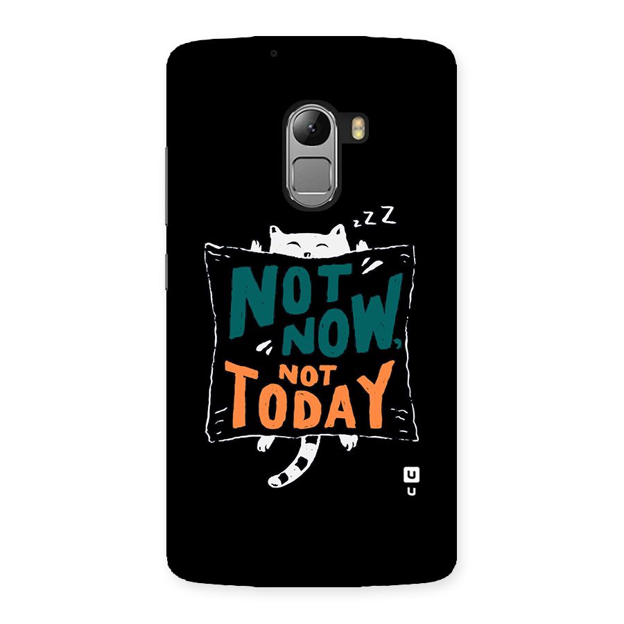 Lazy Cat Not Today Back Case for Lenovo K4 Note