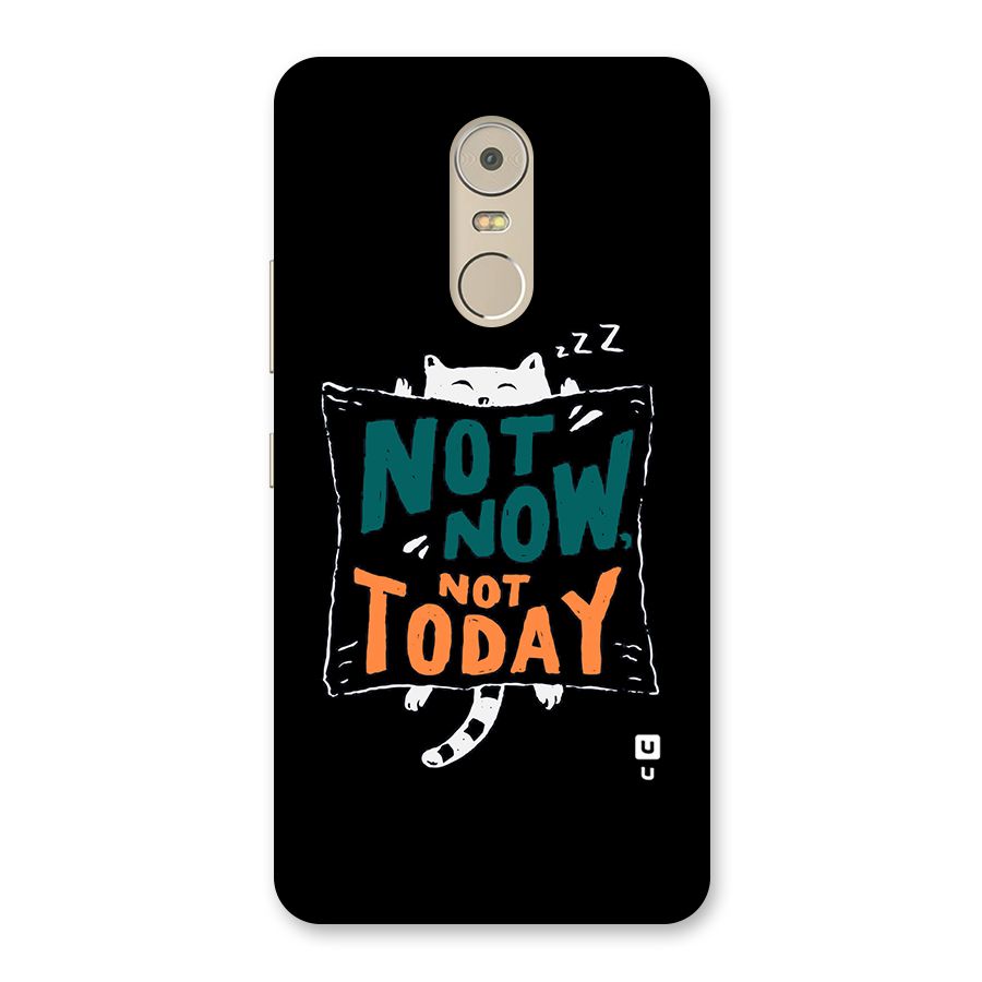 Lazy Cat Not Today Back Case for Lenovo K6 Note