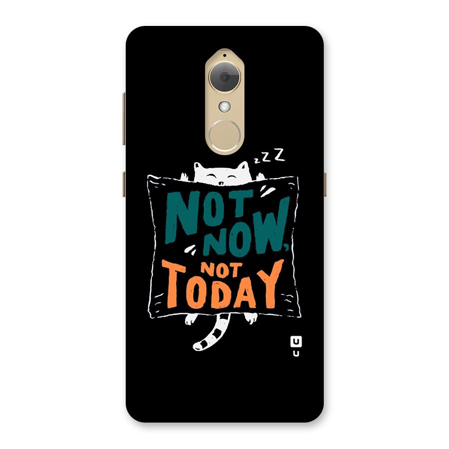 Lazy Cat Not Today Back Case for Lenovo K8