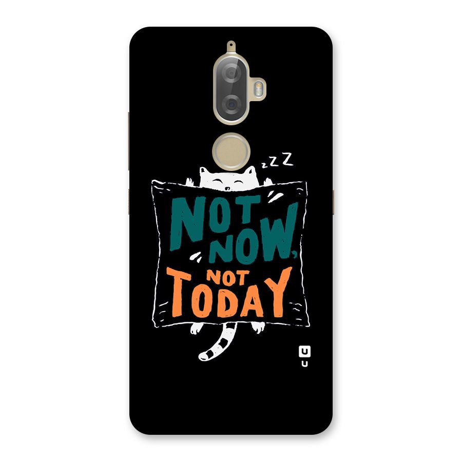 Lazy Cat Not Today Back Case for Lenovo K8 Plus