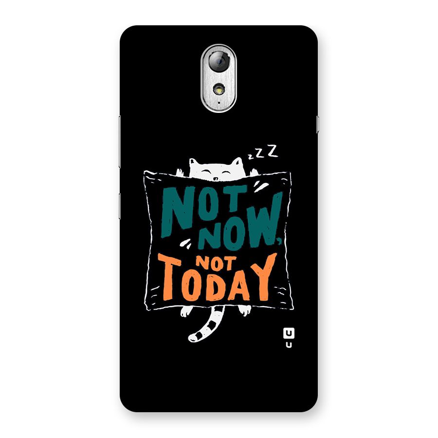 Lazy Cat Not Today Back Case for Lenovo Vibe P1M