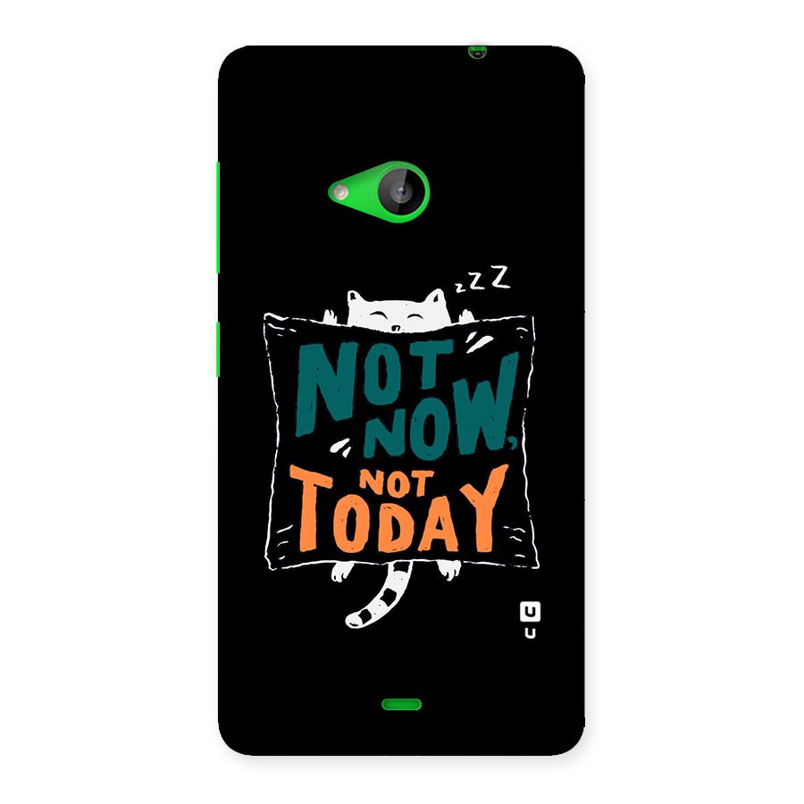 Lazy Cat Not Today Back Case for Lumia 535